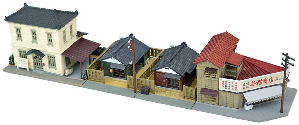 家模型 こちらは売却済です Amazon | 建物コレクション 建コレ 165 街中セット A ジオラマ用品